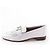 Mocasines Hermès Paris Royale35.5 de piel Blanco - vista 5