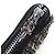 CHROME HEARTS Leather Long Wallet Black Silvery - view 6