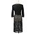 Autre Marque VIVIENNE TAM Strick 2way Ensemble Schwarz - Ansicht 4