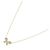Autre Marque Au750 Schmetterlings-Diamantcollier Golden - Ansicht 2