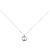 Autre Marque Collana in oro bianco Au750 e diamanti Argento