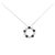 Autre Marque Collana in oro bianco Au750 e diamanti Argento