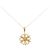 Autre Marque Au750 Diamantenhalskette Golden