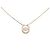 Autre Marque Collar de diamantes Au750 Rosa