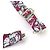 Gucci Butterfly Seiden-Accessoires 4-teiliges Set Braun Schwarz Rot - Ansicht 10