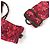 Gucci Butterfly Seiden-Accessoires 4-teiliges Set Braun Schwarz Rot - Ansicht 11