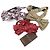 Gucci Butterfly Seiden-Accessoires 4-teiliges Set Braun Schwarz Rot - Ansicht 8