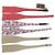 Gucci Butterfly Seiden-Accessoires 4-teiliges Set Braun Schwarz Rot - Ansicht 9