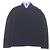 Hermès Kaschmir-Strickware Docking-Design Half-Zip L Blau Lila Marineblau