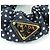 Prada Tessuto Scrunchie mit Triangle-Logo Schwarz - Ansicht 7