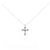 Autre Marque Collana di diamanti K14WG K10WG Argento