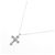 Autre Marque Collana di diamanti K14WG K10WG Argento - vista 2