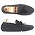 Zapatos de conducir Louis Vuitton Monogram Denim Negro - vista 3