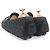 Zapatos de conducir Louis Vuitton Monogram Denim Negro - vista 4