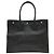 Yves Saint Laurent Saint Laurent Rive Gauche Leder 2-Way Tote Bag Schwarz