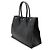 Yves Saint Laurent Saint Laurent Rive Gauche Leder 2-Way Tote Bag Schwarz - Ansicht 2