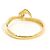 Autre Marque Au750 Diamantring Golden - Ansicht 4