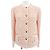 Chaqueta sin cuello Chanel LOOK39 Blanco Roja