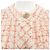Chaqueta sin cuello Chanel LOOK39 Blanco Roja - vista 5