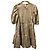 Autre Marque Vestido Fluffy Jacquard temporada Beige - vista 3