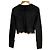 Autre Marque Sandro Cardigan mit Strassknöpfen Schwarz - Ansicht 5