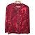Leonard Fashion Flower Print No Collar Setup Red - view 3