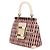 Bolsa 2way em couro e tweed Roger Vivier Rosa - vista 2