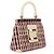 Bolsa 2way em couro e tweed Roger Vivier Rosa - vista 5