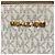 Borsa Tote 2 vie Michael Kors Charlotte Marrone Bianco - vista 10
