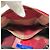 Autre Marque BLUE LABEL CRESTBRIDGE Leder-Schultertasche mit Kette Rot - Ansicht 10