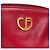 Autre Marque BLUE LABEL CRESTBRIDGE Leder-Schultertasche mit Kette Rot - Ansicht 14