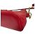 Autre Marque BLUE LABEL CRESTBRIDGE Leder-Schultertasche mit Kette Rot - Ansicht 16