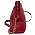 Autre Marque BLUE LABEL CRESTBRIDGE Leder-Schultertasche mit Kette Rot - Ansicht 2