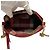 Autre Marque BLUE LABEL CRESTBRIDGE Leder-Schultertasche mit Kette Rot - Ansicht 8