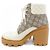 Gucci GG Supreme Boots Braun Beige - Ansicht 2
