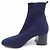 Bottes en maille Hermès Bleu Bleu Marine - vue 2