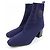 Bottes en maille Hermès Bleu Bleu Marine - vue 3