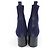 Bottes en maille Hermès Bleu Bleu Marine - vue 5