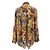 Autre Marque Camisa Vaporize Flower Preto Vermelho Laranja - vista 2