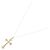Autre Marque Au750 Cross Diamond Necklace Golden - view 2