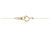 Autre Marque Au750 Cross Diamond Necklace Golden - view 5