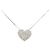 Autre Marque Collana in oro bianco Au750 e diamanti Argento