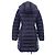 Abrigo de plumón Moncler HERMINE 53048 Azul Azul marino - vista 2