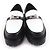 Hermès 37.5 Leather Loafers Black White - view 4
