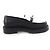 Hermès 37.5 Leather Loafers Black White - view 6