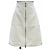 Saia de algodão tweed Moncler Branco Cru