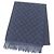 Sciarpa in lana e cashmere Monogram Gradient Louis Vuitton Blu