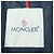 Moncler HERMINE Nylon-Daunenmantel Blau Marineblau - Ansicht 8