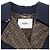 Fendi FF Zuccha Monogram Wool Silk Coat Brown Blue Navy blue - view 11