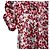 Autre Marque LILY BROWN Vestido largo con estampado floral Roja - vista 3